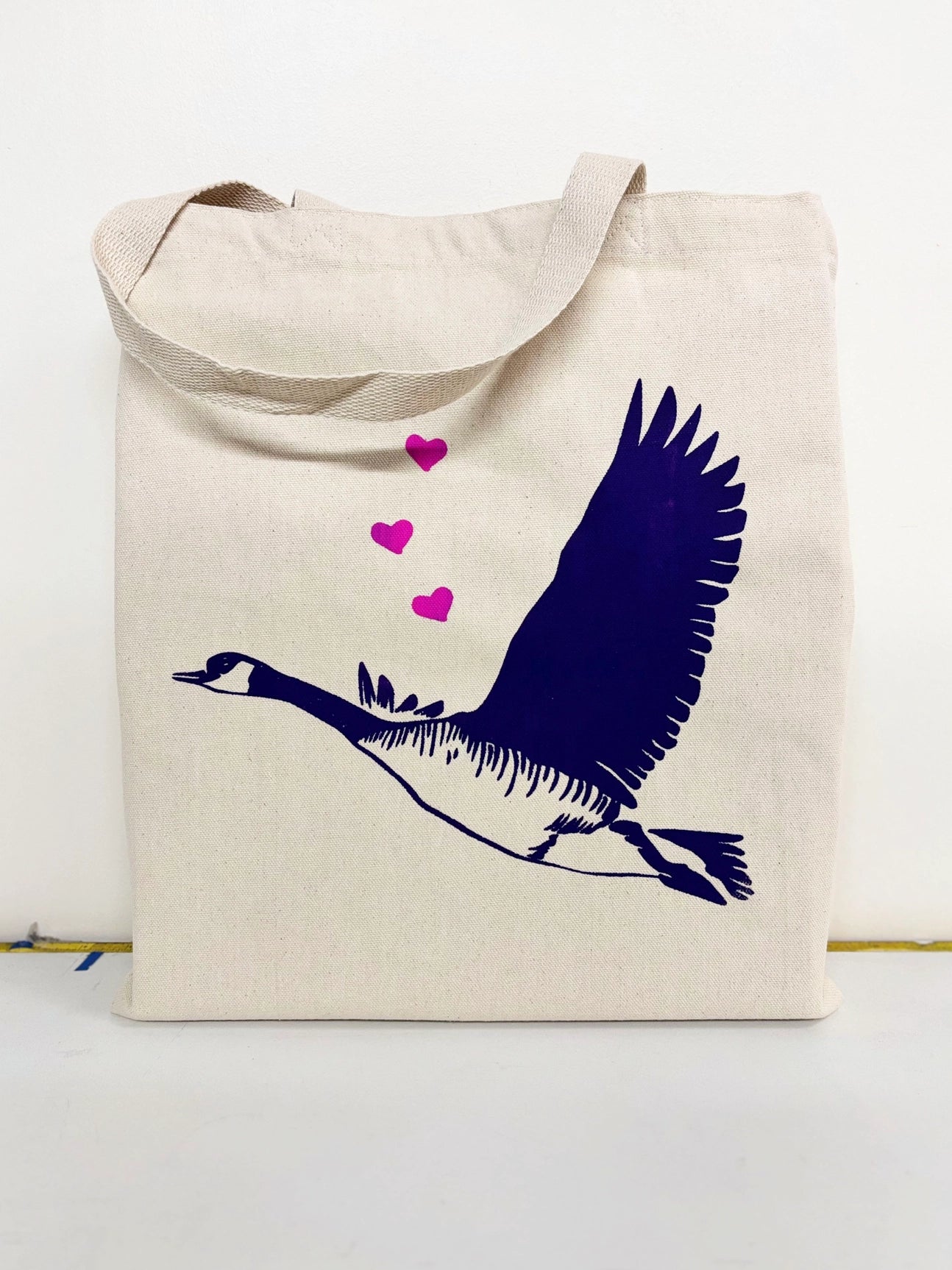 Canada Goose Hand Printed Every Day Canvas Tote Bag