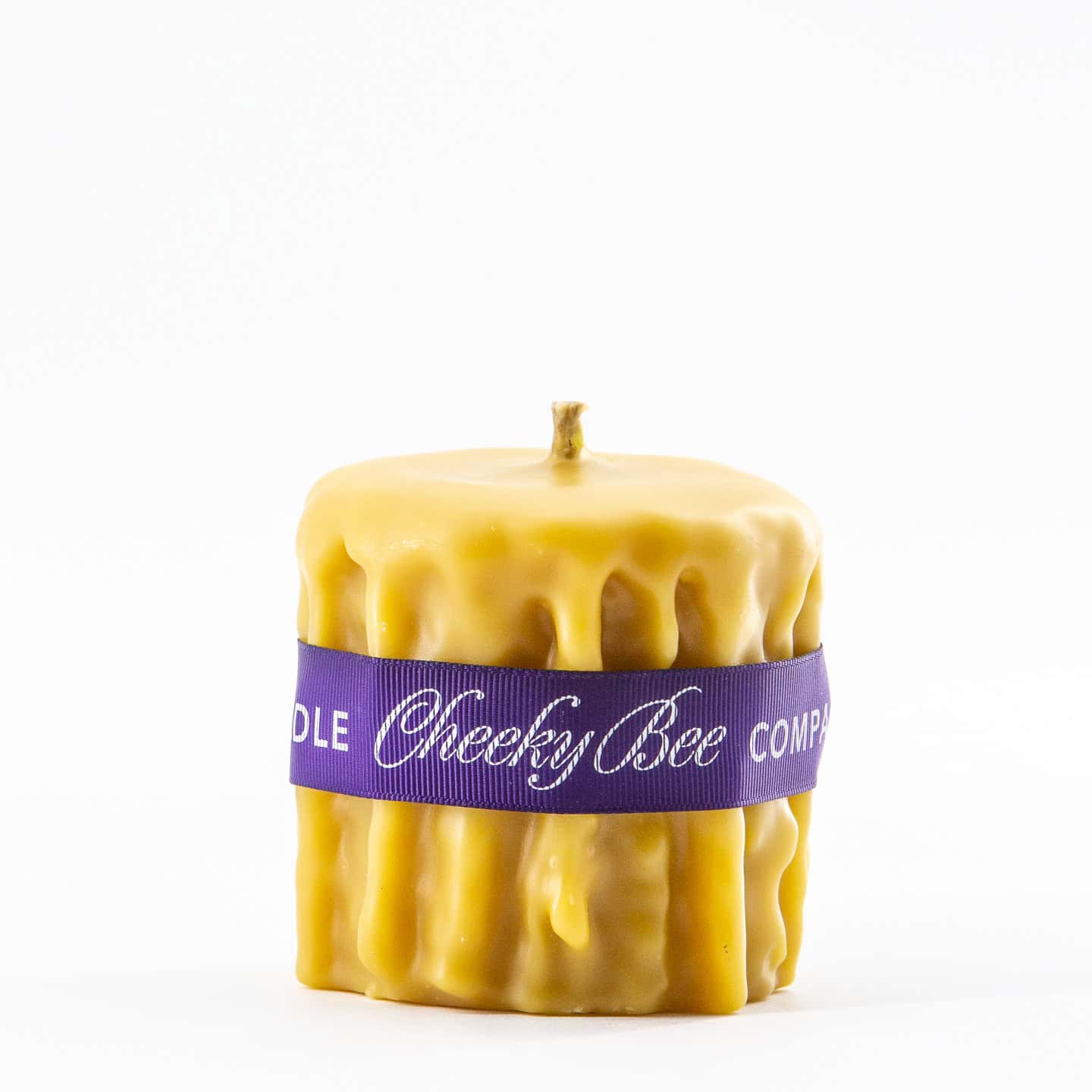 Signature Drip Pillar Beeswax Candle