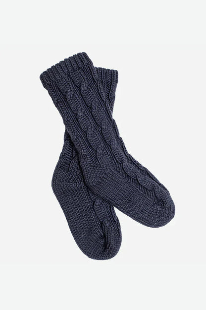 Cable Reading Socks