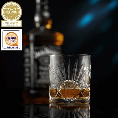 Connoisseur's 2-Glass & Whiskey Chilling Stones Set
