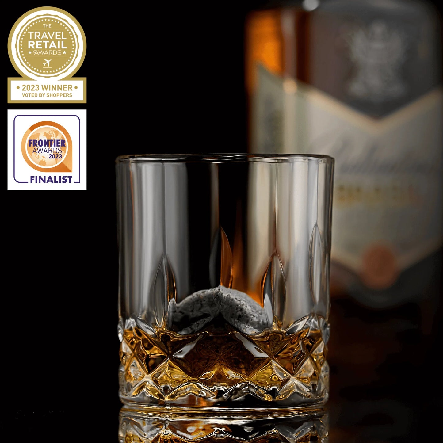 Connoisseur's 2-Glass & Whiskey Chilling Stones Set