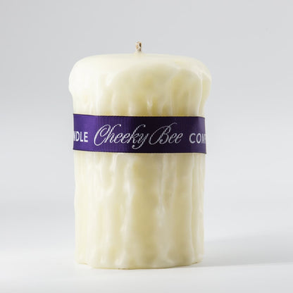 Signature Drip Pillar Beeswax Candle