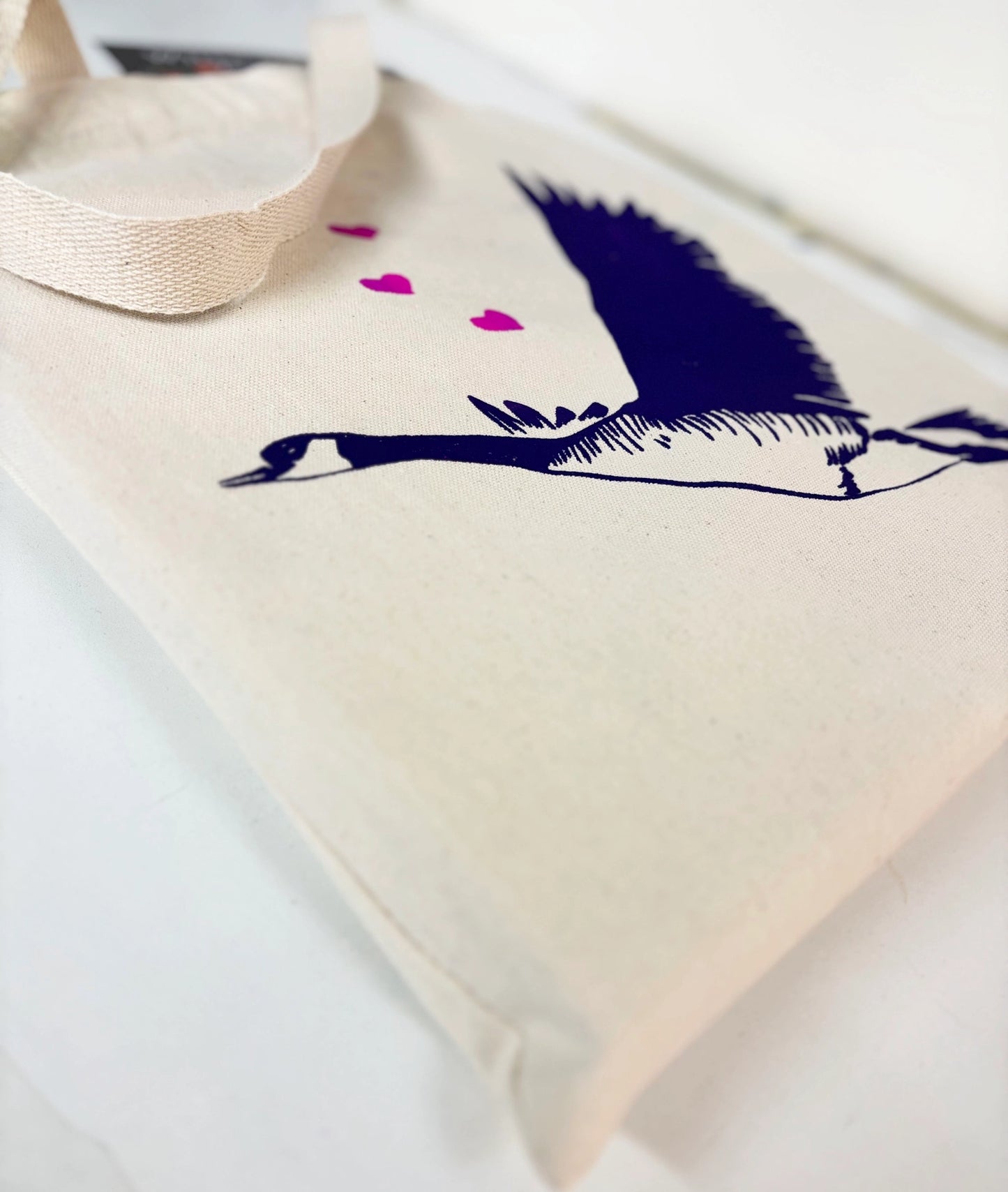 Canada Goose Hand Printed Every Day Canvas Tote Bag