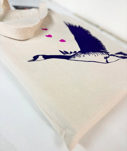 Canada Goose Hand Printed Every Day Canvas Tote Bag