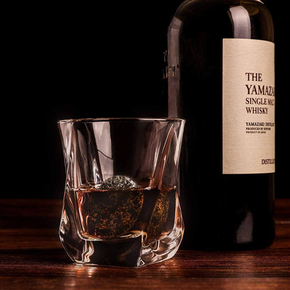 Connoisseur's 2-Glass & Whiskey Chilling Stones Set