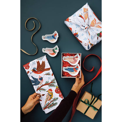 Jubilee Season's Tweetings Christmas Dishtowels Set of 2