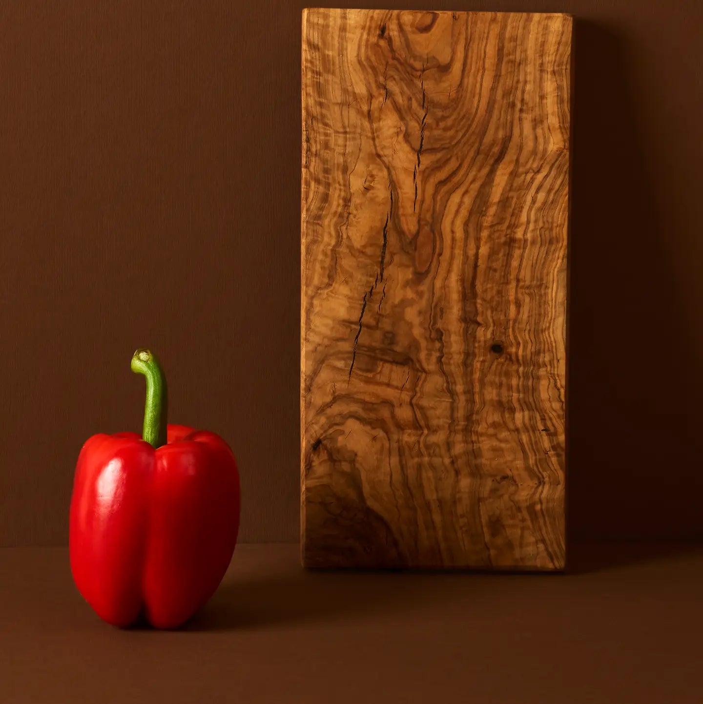 Natural Olive Wood Cheese Board | Rectangular