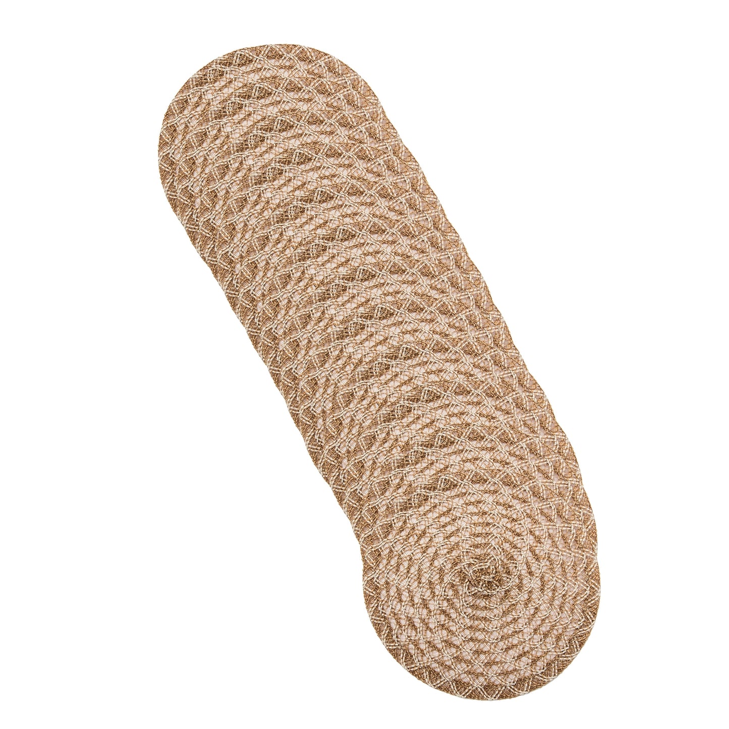 Woven Jute Round Placemat Lattice