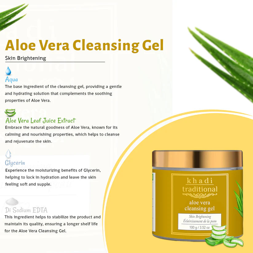 Khadi Traditional Aloe Vera Cleansing Gel