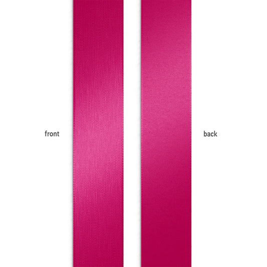 Fuschia Satin Ribbon