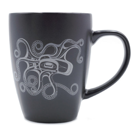 Indigenous Art Black Mug