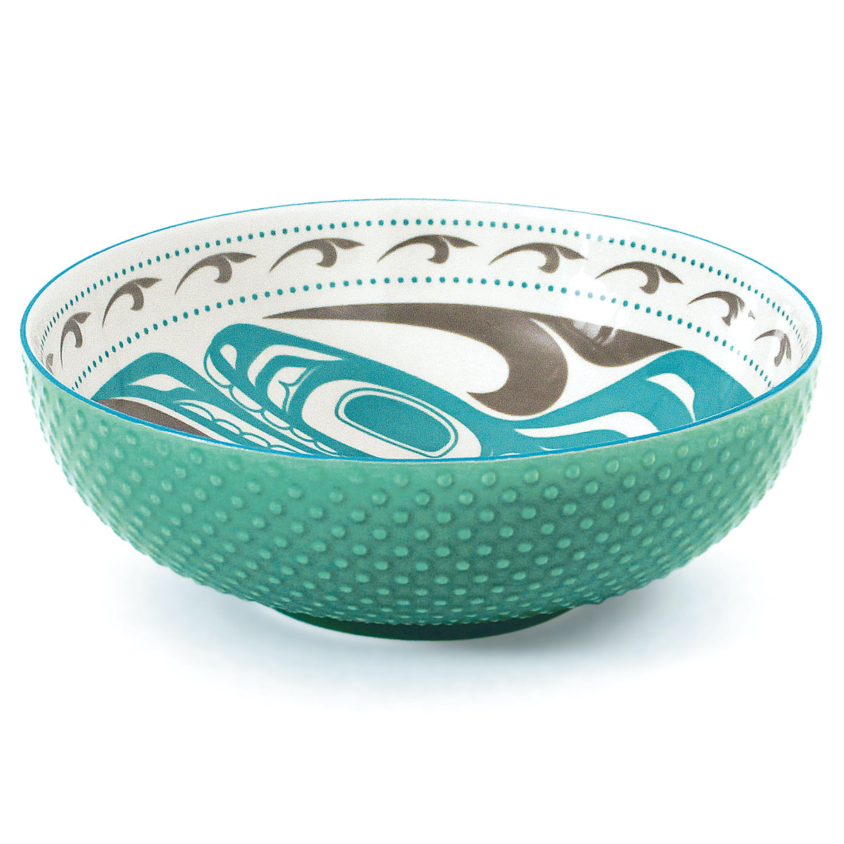 Indigenous Art Porcelain Art Serving Bowl (Large)