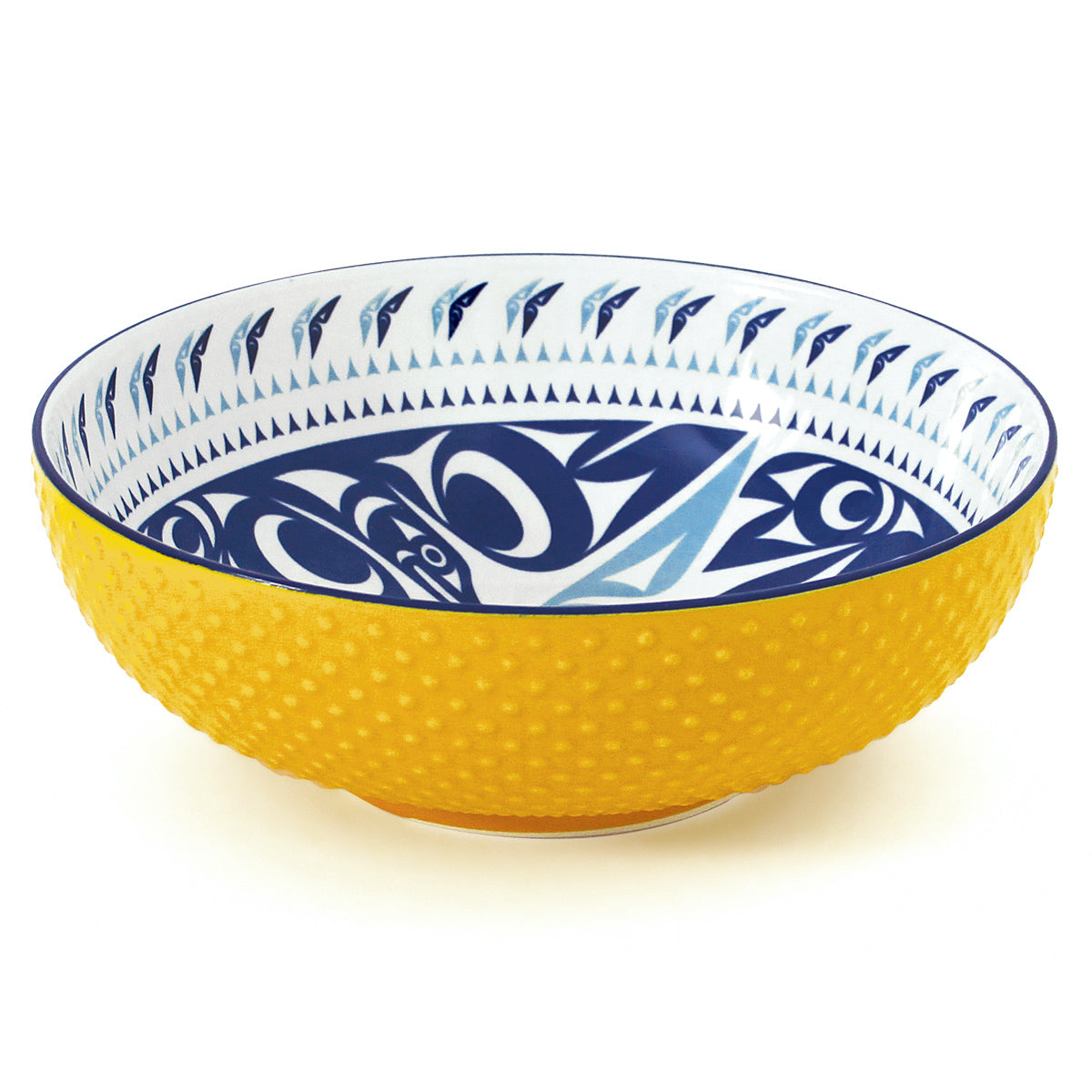 Indigenous Art Porcelain Art Serving Bowl (Large)