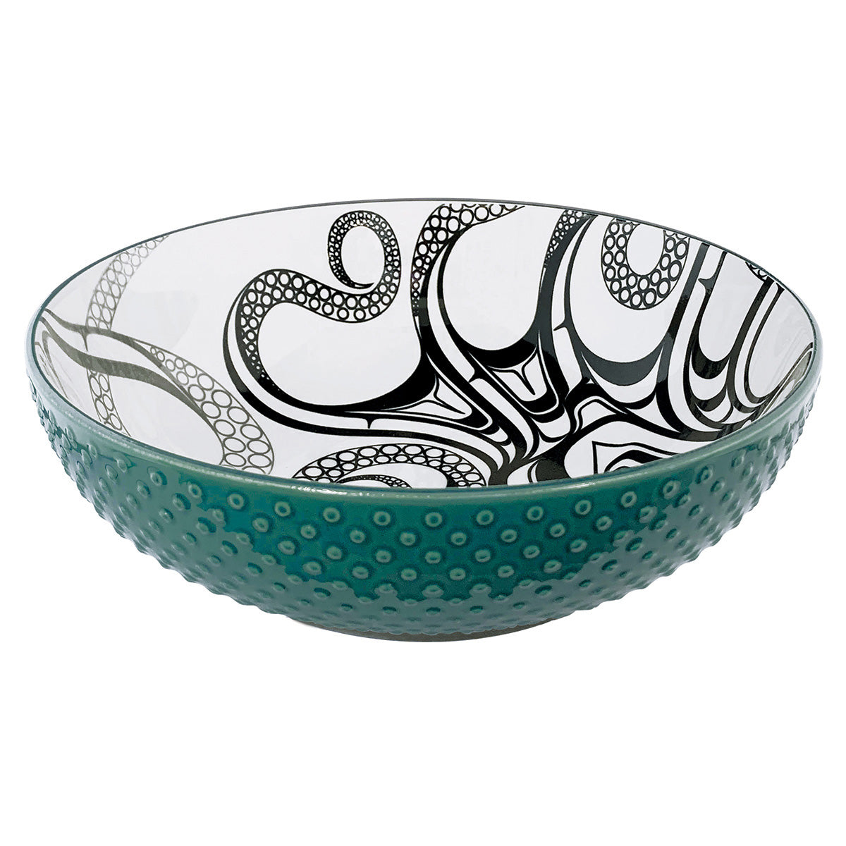 Indigenous Art Porcelain Art Serving Bowl (Large)