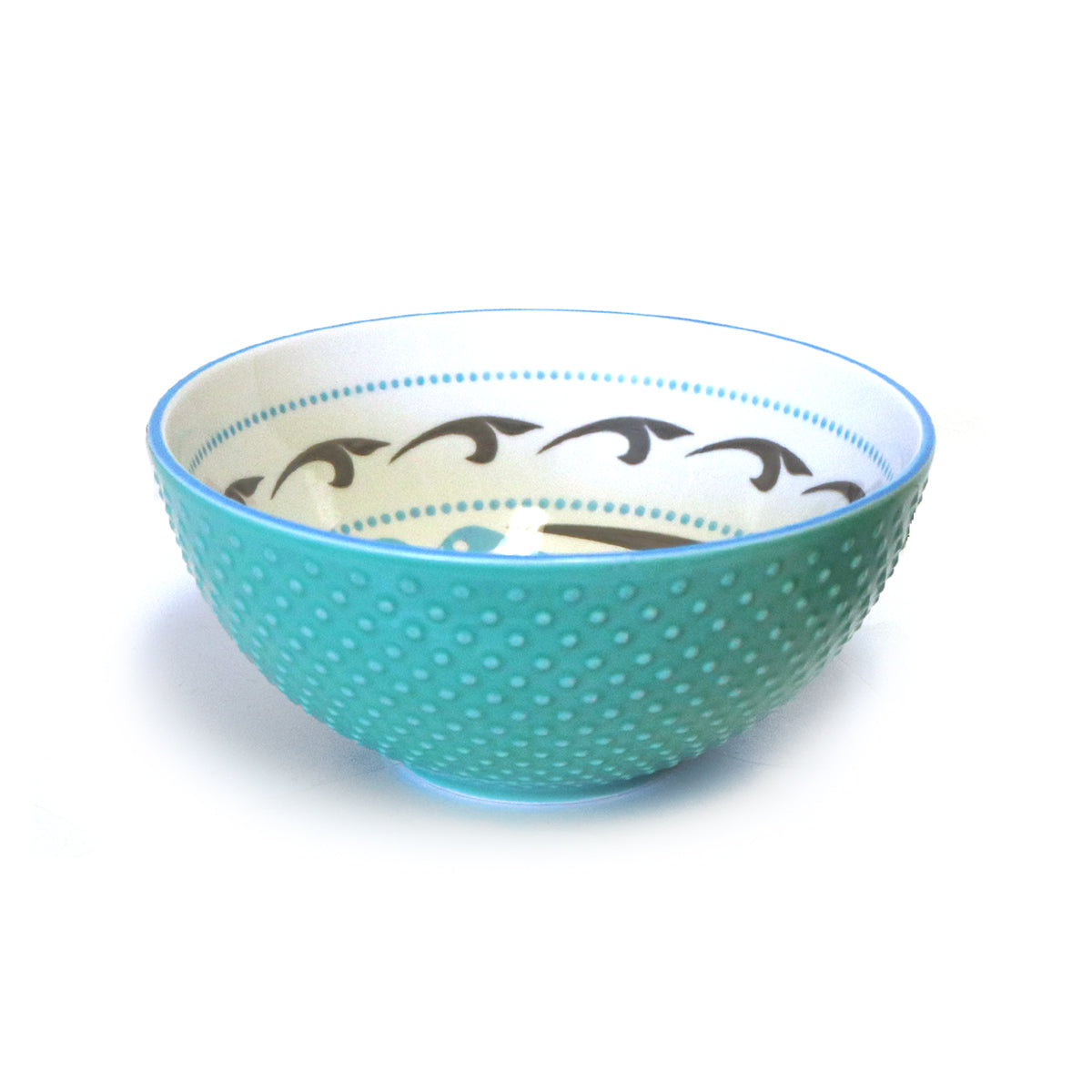 Indigenous Art Porcelain Art Bowl (Medium)