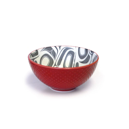 Indigenous Art Porcelain Art Bowl (Small)