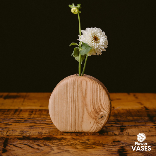 Wood Flower Vases