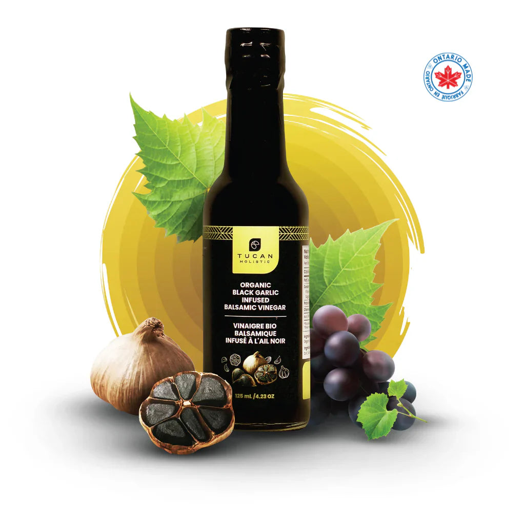 Zenolive Organic EVOO & Organic black garlic-infused Balsamic Vinegar