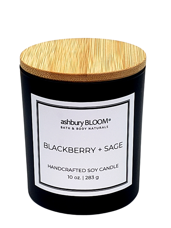 Blackberry + Sage Soy Wax Candle