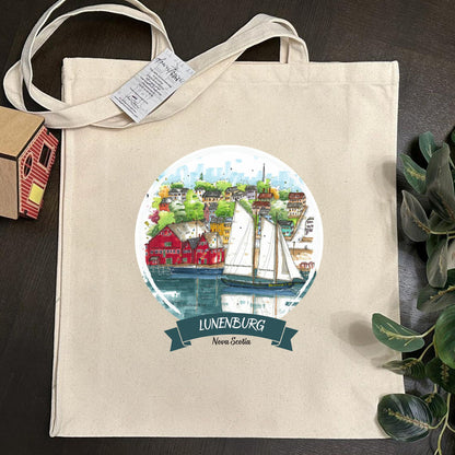 Artisan City Sketch Tall Tote - Nova Scotia