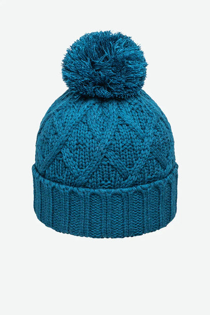 Fleece Lined Pom Beanie