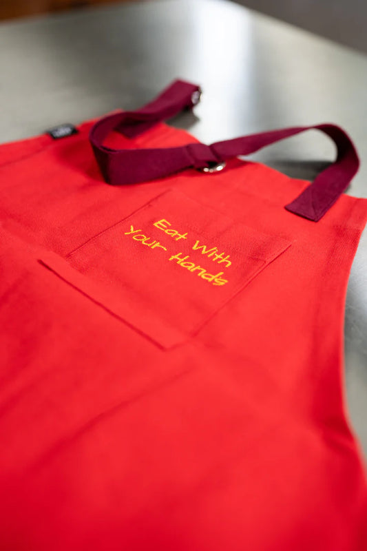 Eat with Your Hands Canvas Apron