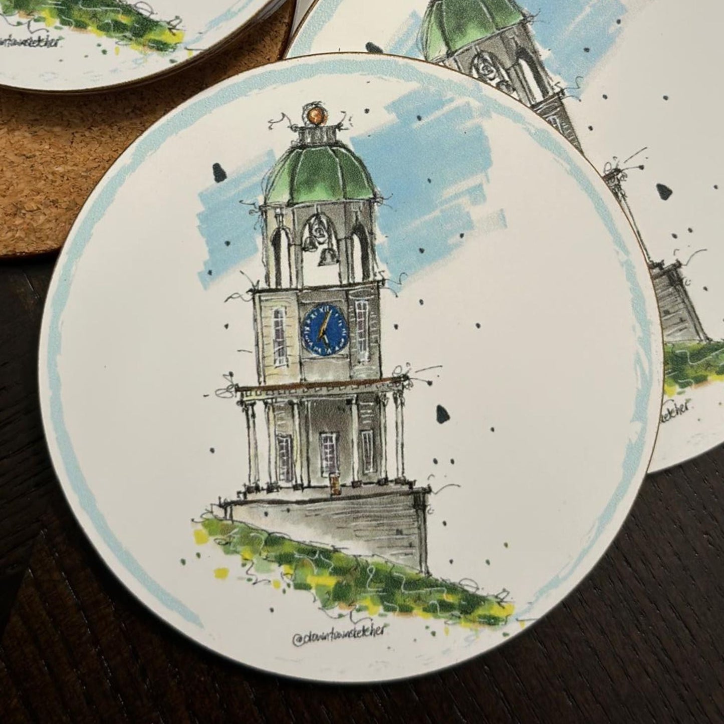 Artisan City Sketch Coasters - Nova Scotia