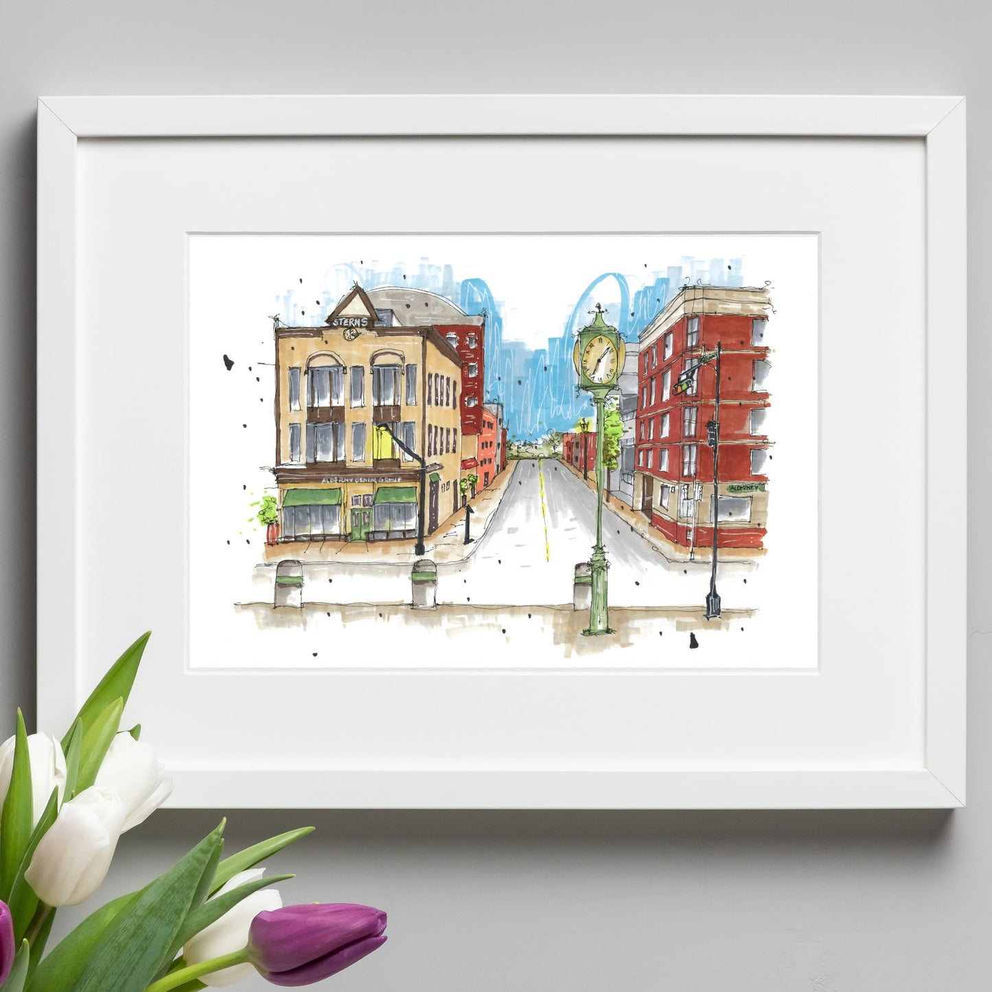 Portland Street, Dartmouth, Nova Scotia, Print, Downtownsketcher, Wynand van Niekerk, DTS0059