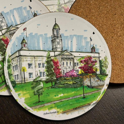 Artisan City Sketch Coasters - Nova Scotia