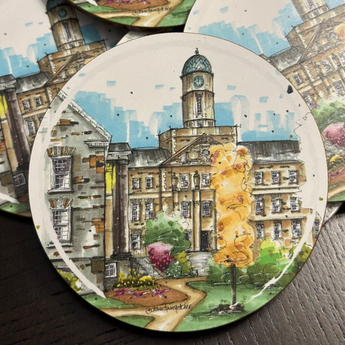 Artisan City Sketch Coasters - Nova Scotia