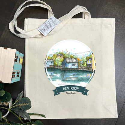 Artisan City Sketch Tall Tote - Nova Scotia