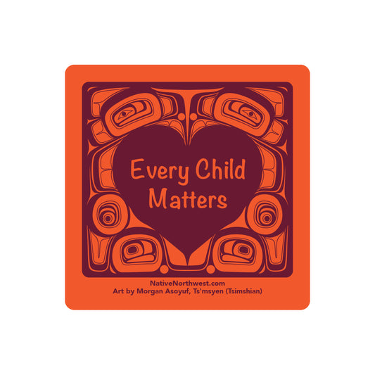 Indigenous Art Sticker - Every Child Matters
