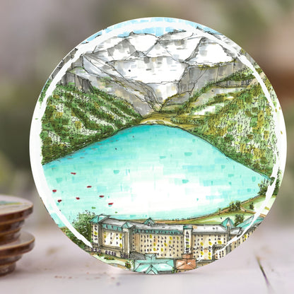 Artisan City Sketch Coasters - Alberta