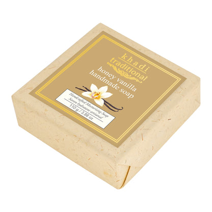 Khadi Traditional Honey Vanilla Handmade Soap