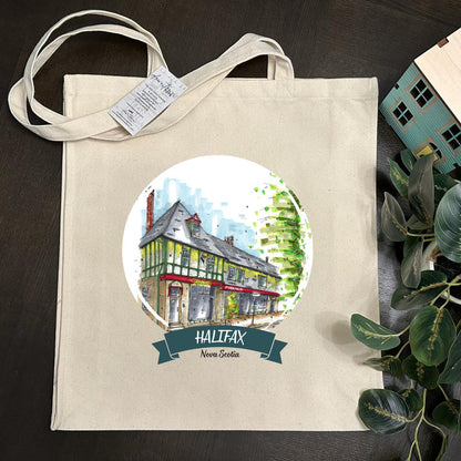 Artisan City Sketch Tall Tote - Nova Scotia