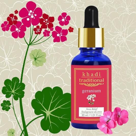 Khadi Traditional Geranium Essential Oil