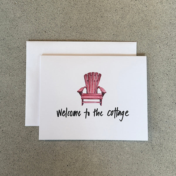 Welcome to the Cottage Greeting Card