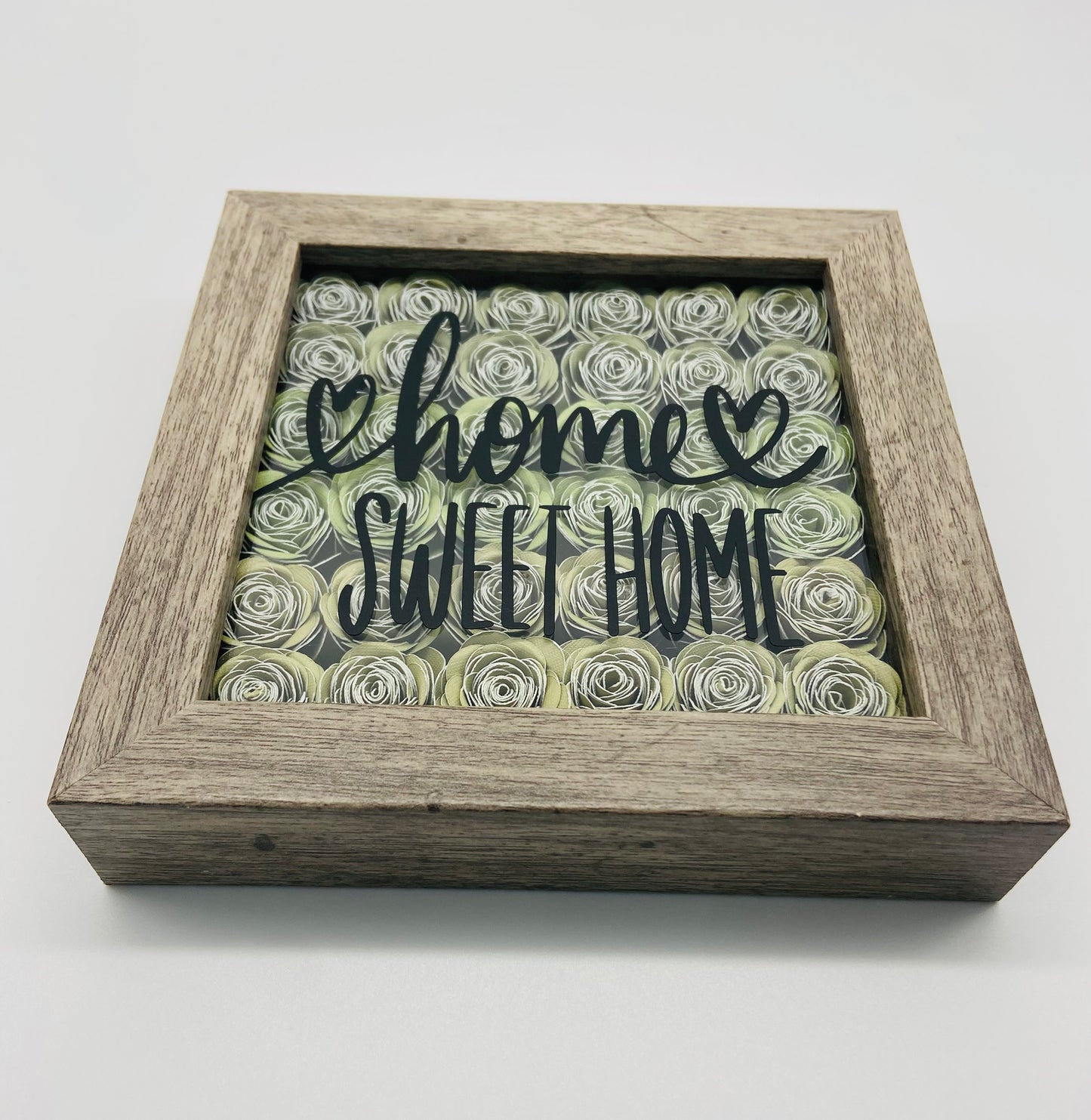 5X5" Home Sweet Home Shadow Box