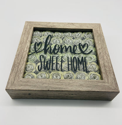 5X5" Home Sweet Home Shadow Box