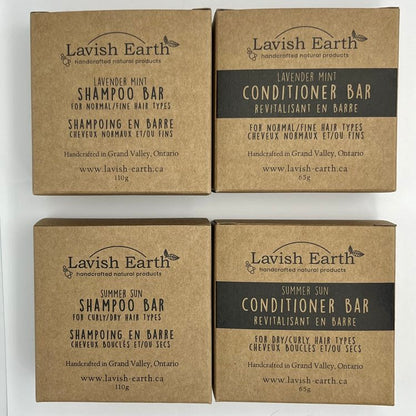 Zero Waste Shampoo and Conditioner Bars
