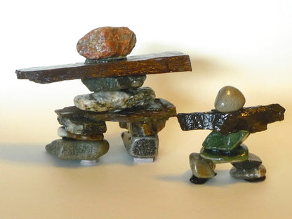 Natural Stone Inukshuk