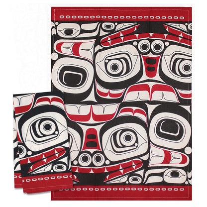 Indigenous Art Printed Tea Towel