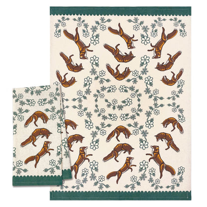 Indigenous Art Printed Tea Towel