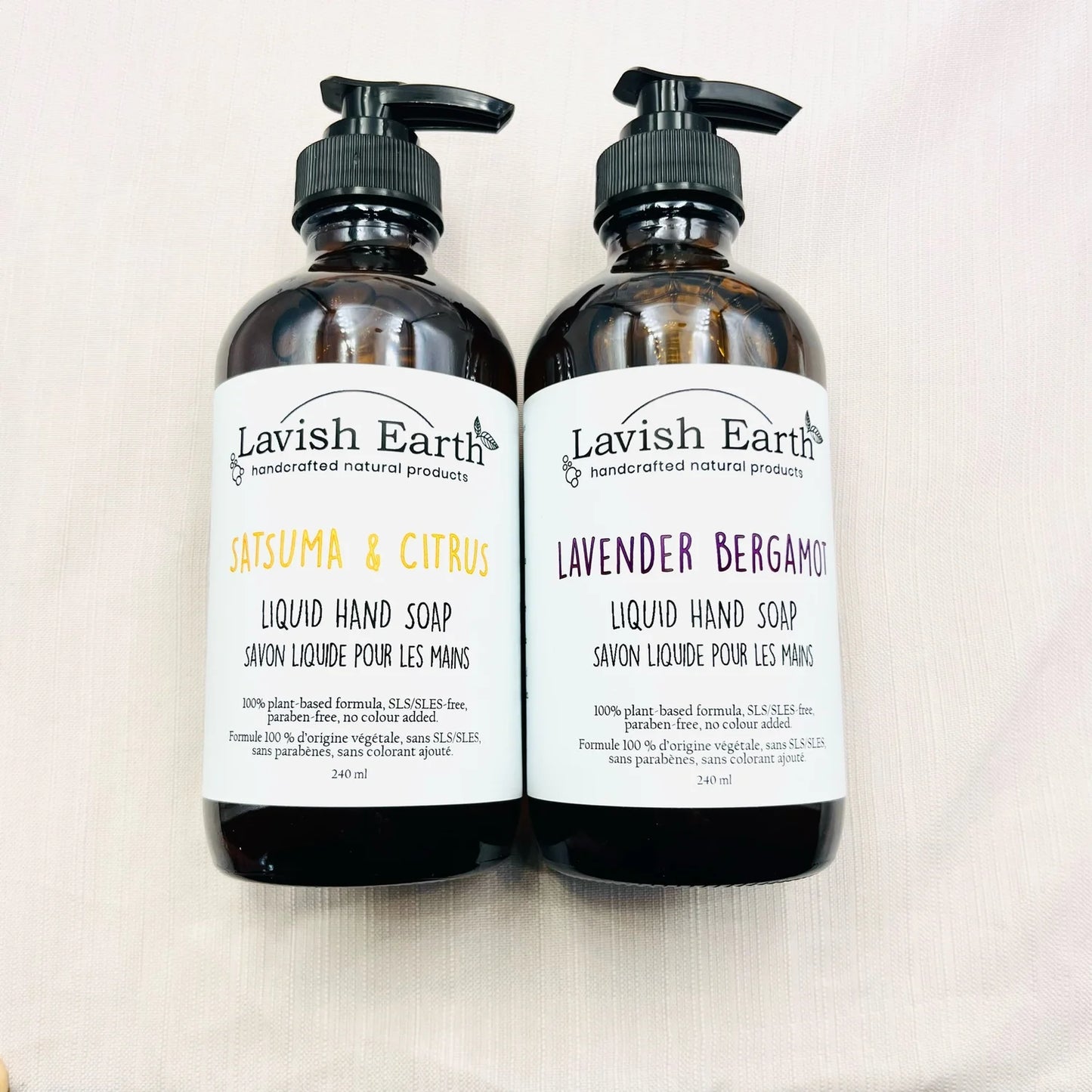 Natural Liquid Soap | Hand & Body Wash in Glass Bottle