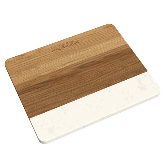 Brooke Acacia Wood 8 Faux Marble Cutting Board