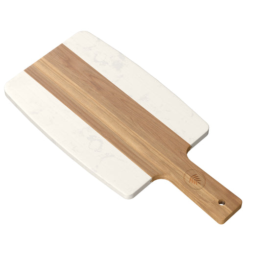 Hamilton Acacia Wood & Faux Marble Cutting Board