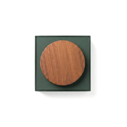 HORIZON 10 oz GLASS CANDLE WITH ACACIA WOOD LID