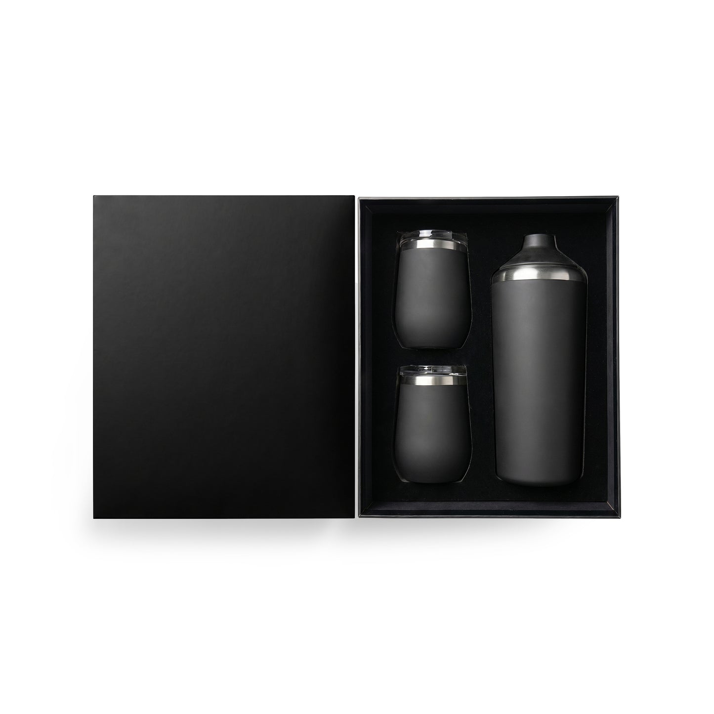 GLACIER STAINLESS STEEL WINE CHILLER AND TUMBLER SET