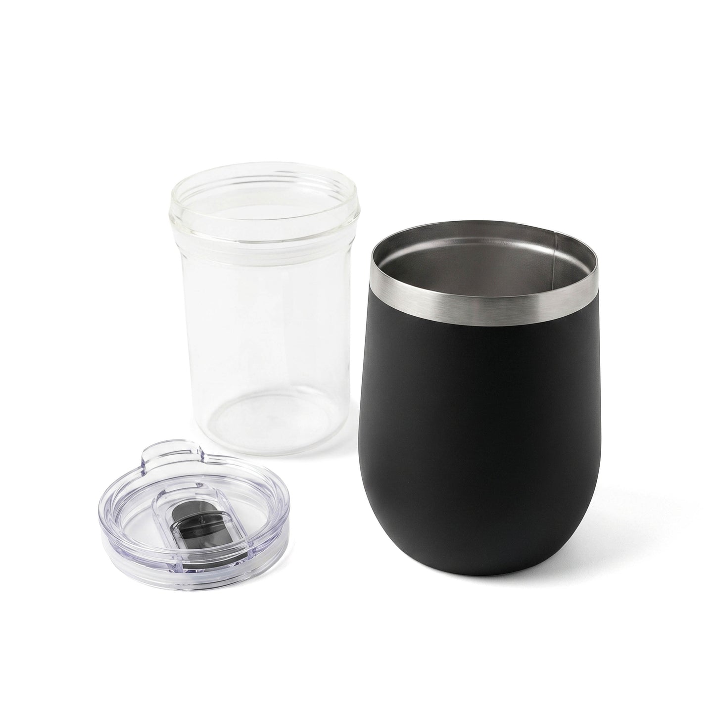 GLACIER STAINLESS STEEL WINE CHILLER AND TUMBLER SET