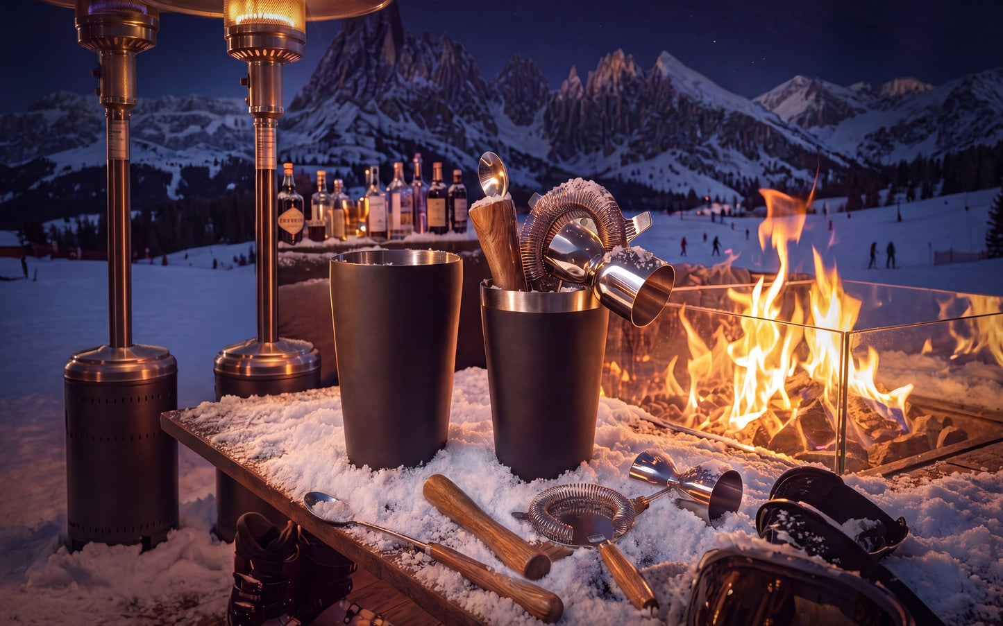 MONTCLAIR STAINLESS STEEL BARWARE SET